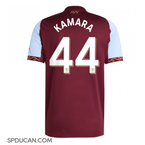 Muški Nogometni Dres Aston Villa Boubacar Kamara #44 Domaci 2025-26 Kratak Rukav Muški Nogometni Dres Aston Villa Boubacar Kamara #44 Domaci 2025-26 Kratak Rukav